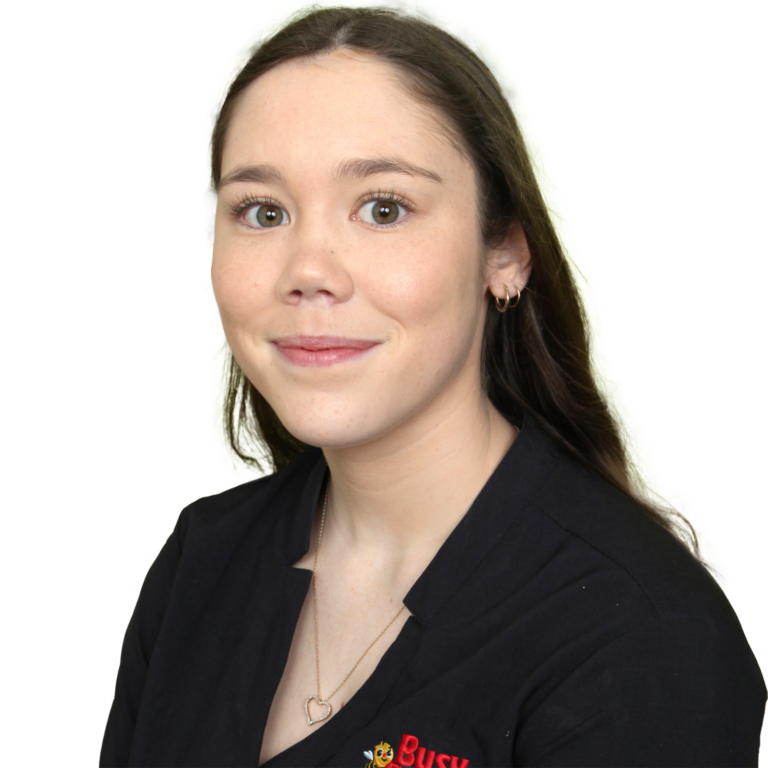 Chae McAuliffe, Assistant Manager of Busy Bees Amberton Beach at Eglinton.