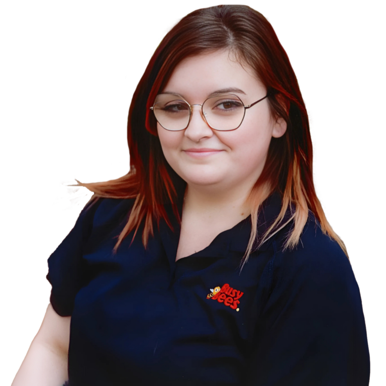 Amber-lee Perakovic, Assistant Manager of Busy Bees Port Kennedy.